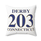 Derby 203 Connecticut Polyester Square Pillow