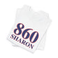 860 Sharon Red White & Blue Unisex Jersey Short Sleeve T-Shirt