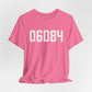06084 Tolland CT Zip Code Unisex Jersey Short Sleeve T-Shirt