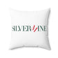 41 Tilt Silvermine Spun Polyester Square Pillow