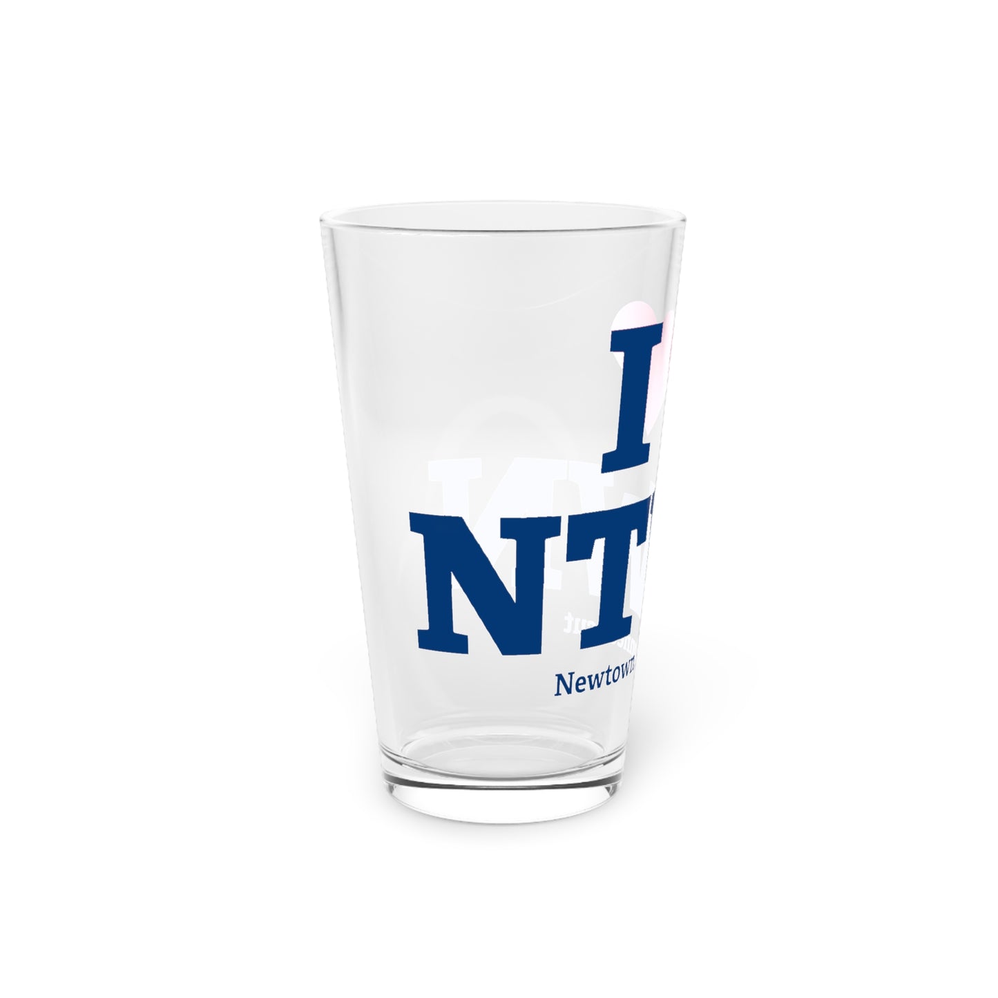 I Heart NTWN Pint Glass, 16oz