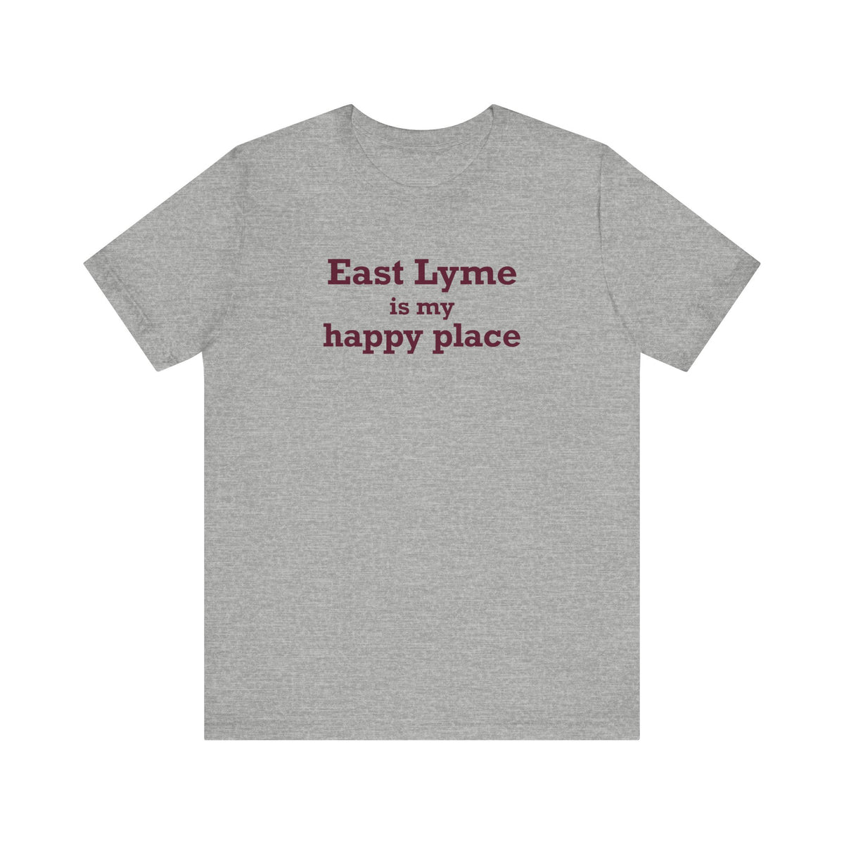 East Lyme is My Happy Place Unisex Jersey Short Sleeve T-Shirt