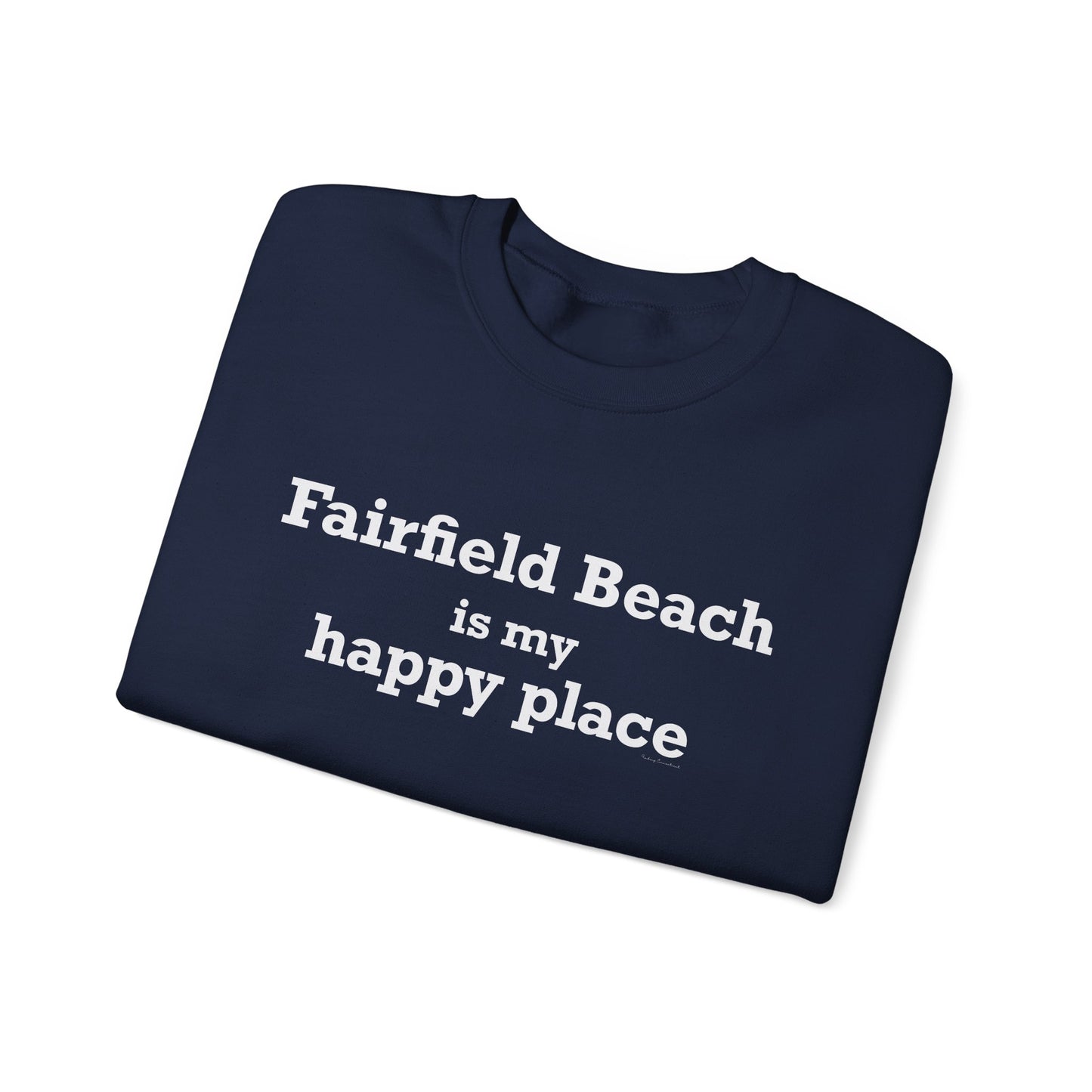 Fairfield Beach is My Happy Place Unisex Heavy Blend™ Crewneck Sweatshirt