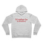 I'd rather be in Branford. Unisex Sponge Fleece Pullover Hoodie