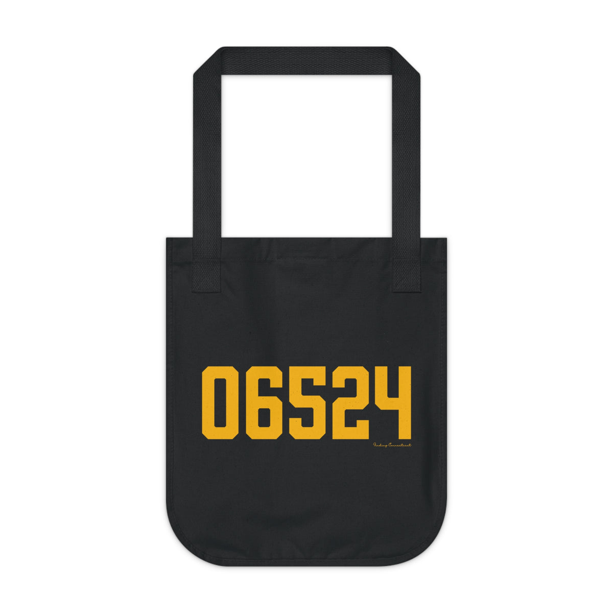 06524 Bethany Connecticut Zip Code Organic Canvas Tote Bag