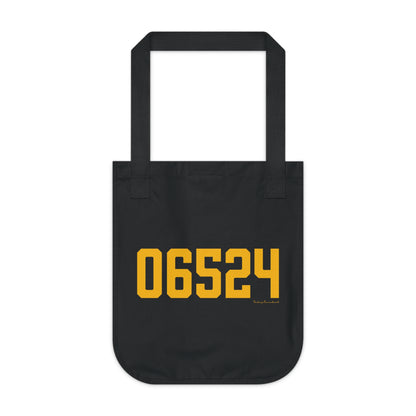 06524 Bethany Connecticut Zip Code Organic Canvas Tote Bag