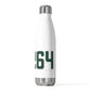 06264 Scotland Connecticut Zip Code 20oz Insulated Bottle