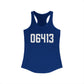 06413 Clinton CT Zip Code Women's Ideal Racerback Tank Top
