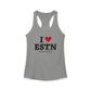 I Heart ESTN Women's Ideal Racerback Tank Top
