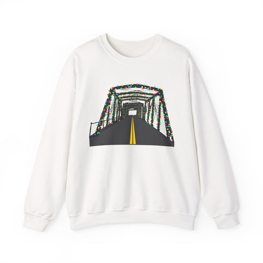Saugatuck Bridge Lights Unisex Heavy Blend™ Crewneck Sweatshirt