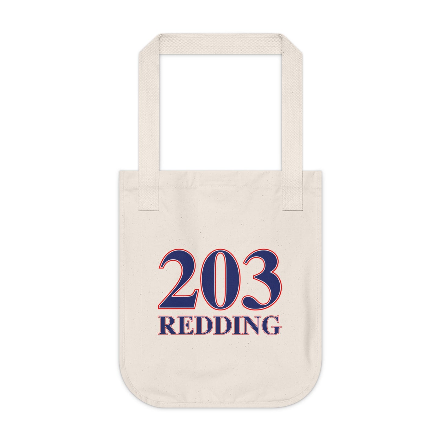203 Redding Red White & Blue Organic Canvas Tote Bag
