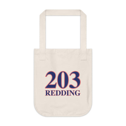 203 Redding Red White & Blue Organic Canvas Tote Bag