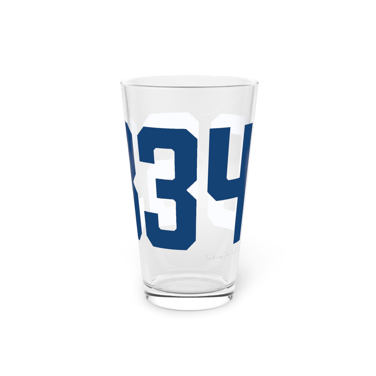 06334 Bozrah Connecticut Zip Code Pint Glass, 16oz