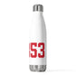 06853 Norwalk Connecticut Zip Code 20oz Insulated Bottle