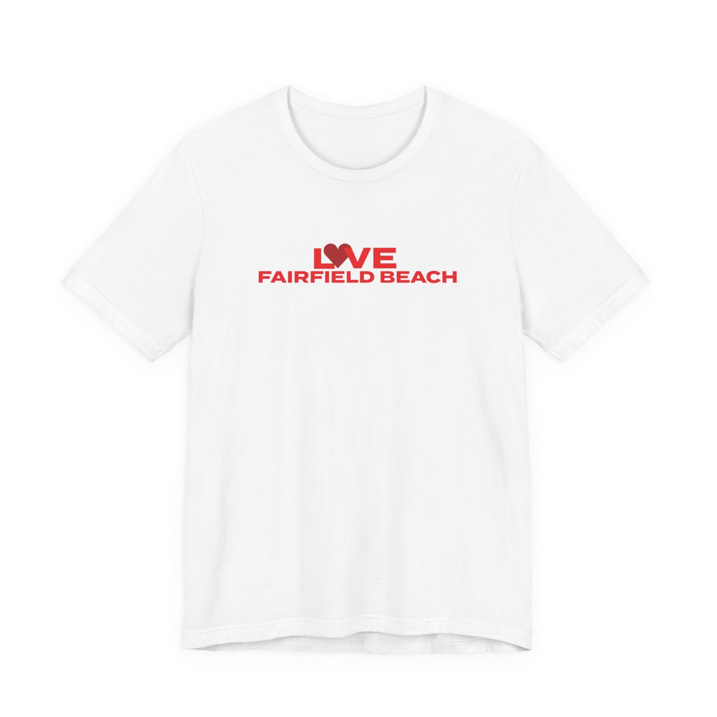 Love Fairfield Beach Unisex Jersey Short Sleeve T-Shirt
