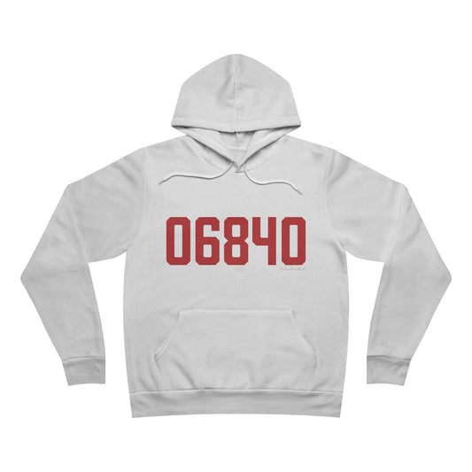 06840 New Canaan Connecticut Zip Code Unisex Sponge Fleece Pullover Hoodie