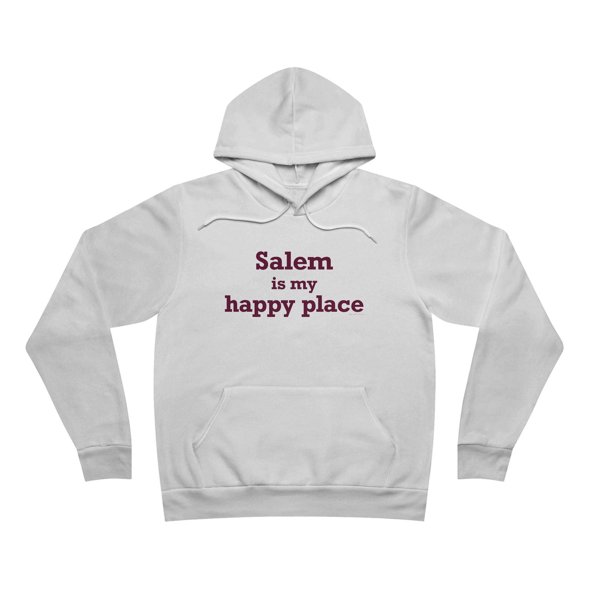 Salem  is My Happy Place Unisex Sponge Fleece Pullover Hoodie