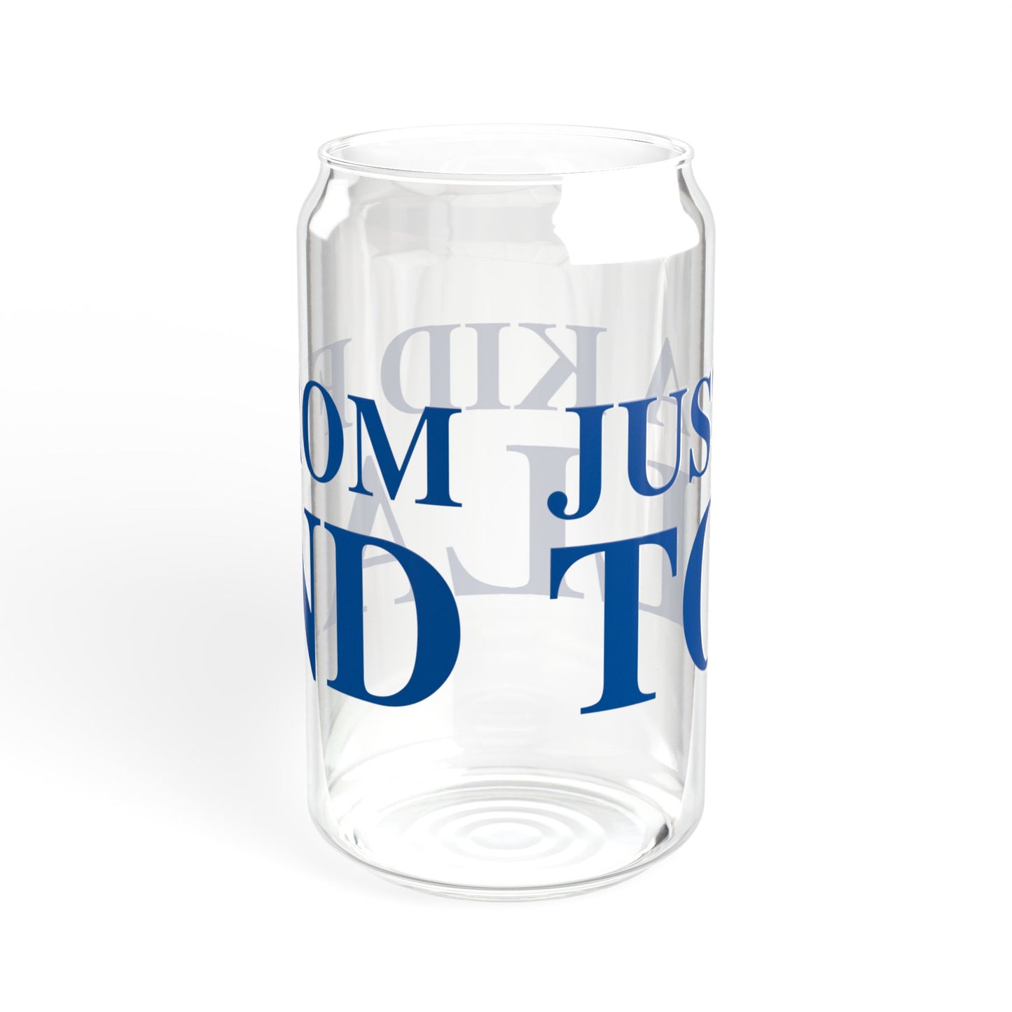 Just a kid from Tolland Sipper Glass, 16oz