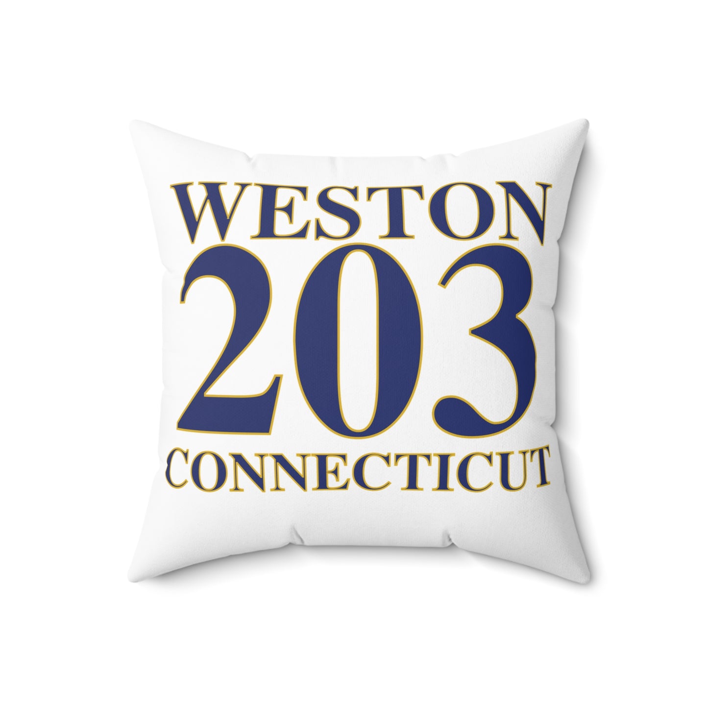 Weston 203 Connecticut  Spun Polyester Square Pillow