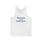 Newtown Is My Happy Place Unisex Jersey Tank Top