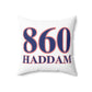 860 Haddam Red, White & Blue Spun Polyester Square Pillow