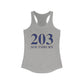 203 Southbury Women's Ideal Racerback Tank Top