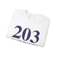 203 East Haven Unisex Heavy Blend™ Crewneck Sweatshirt