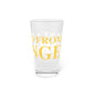 Just a kid from Orange Pint Glass, 16oz