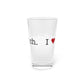 I Heart Old Greenwich. Pint Glass, 16oz