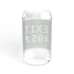 Vintage Exit 49S  Merritt Parkway Sign Sipper Glass, 16oz