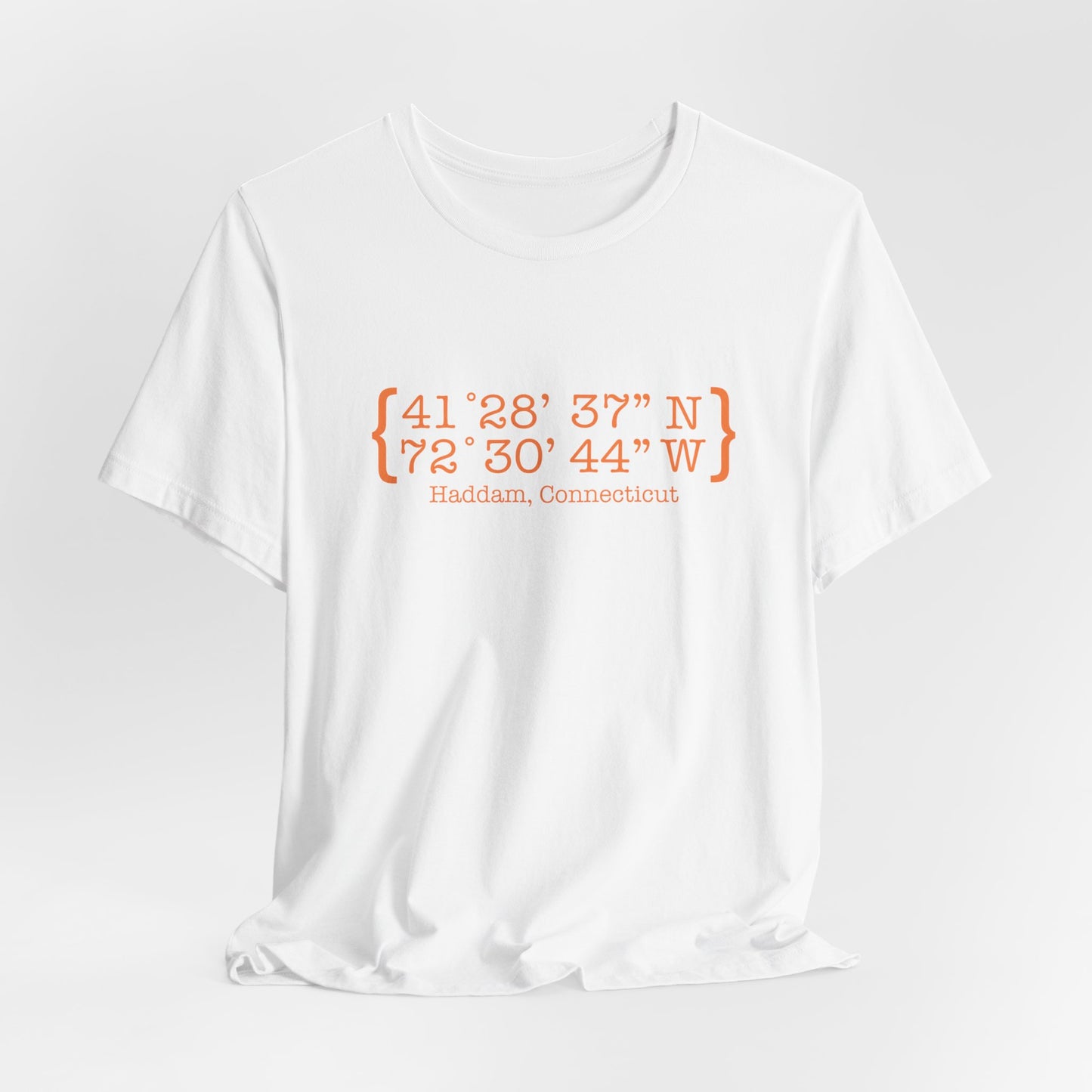 Haddam Coordinates Unisex Jersey Short Sleeve Tee