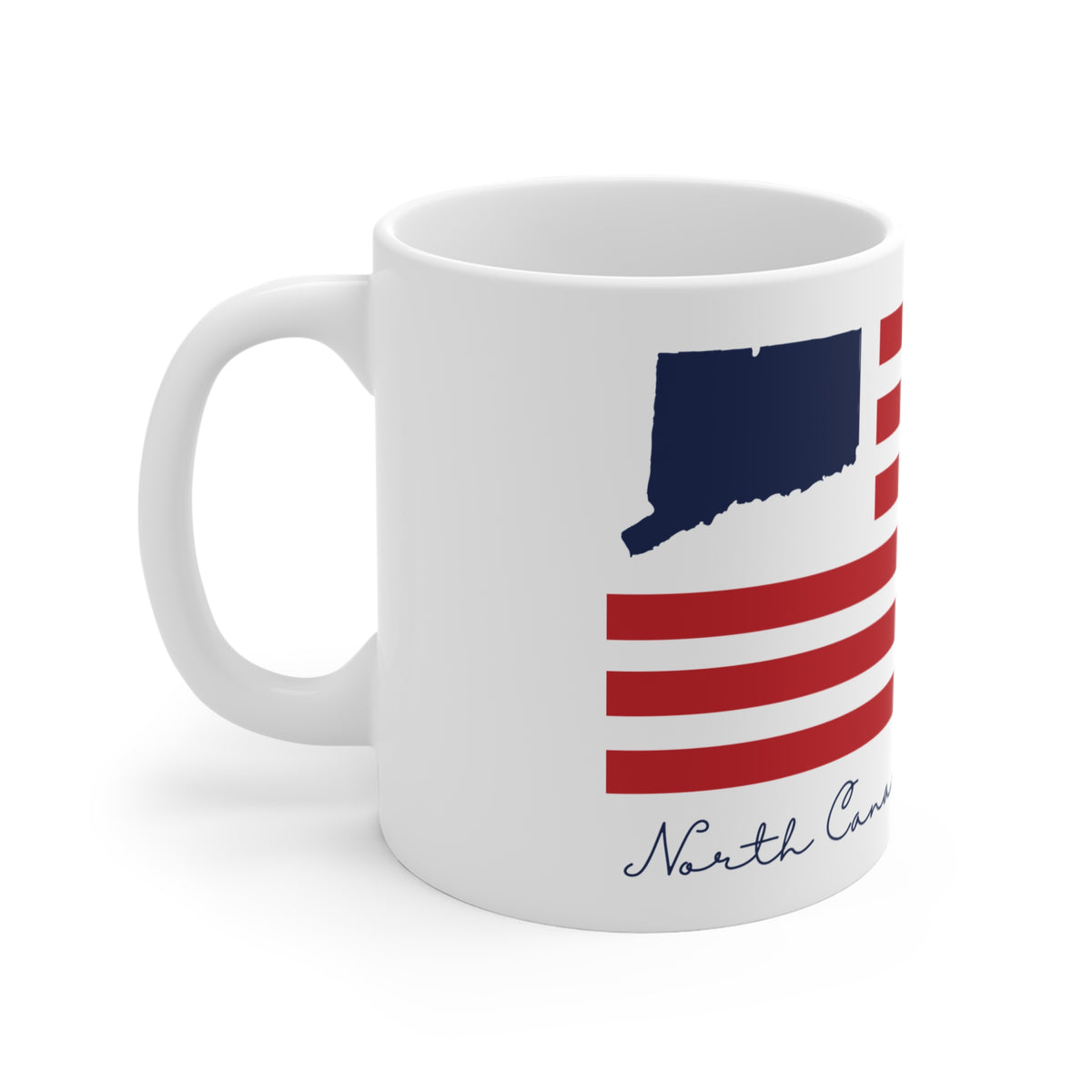 North Canaan Connecticut Flag Mug 11oz