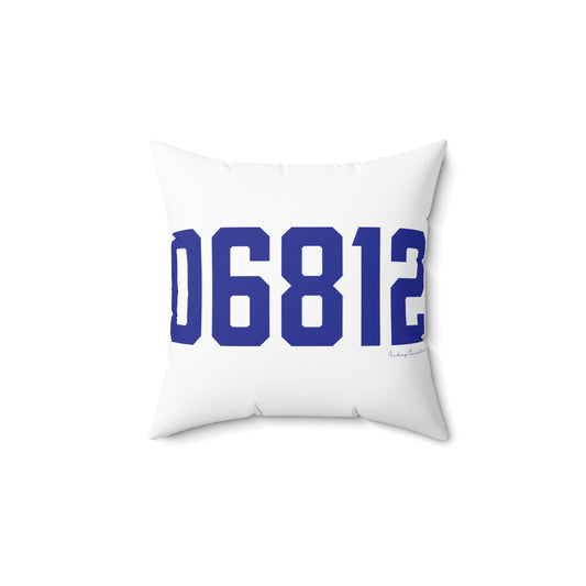 06812 New Fairfield Connecticut Zip Code Spun Polyester Square Pillow