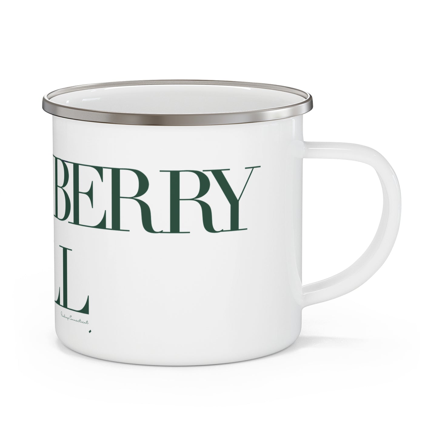 41 Tilt Strawberry Hill Enamel Camping Mug