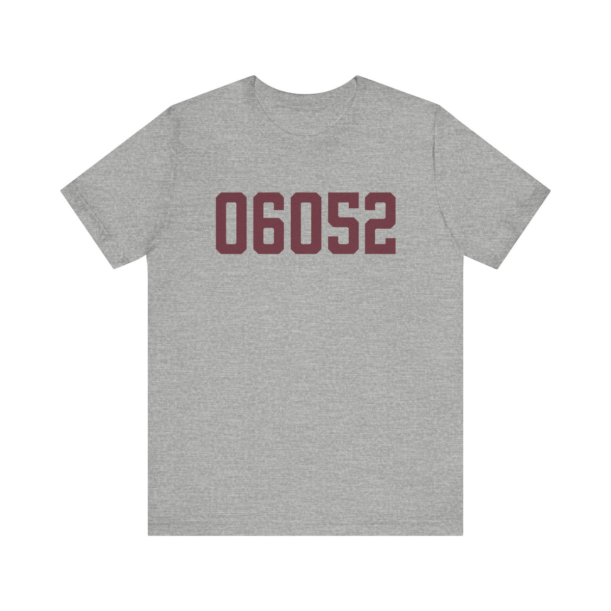 06052 New Britain Connecticut Zip Code Unisex Jersey Short Sleeve T-Shirt