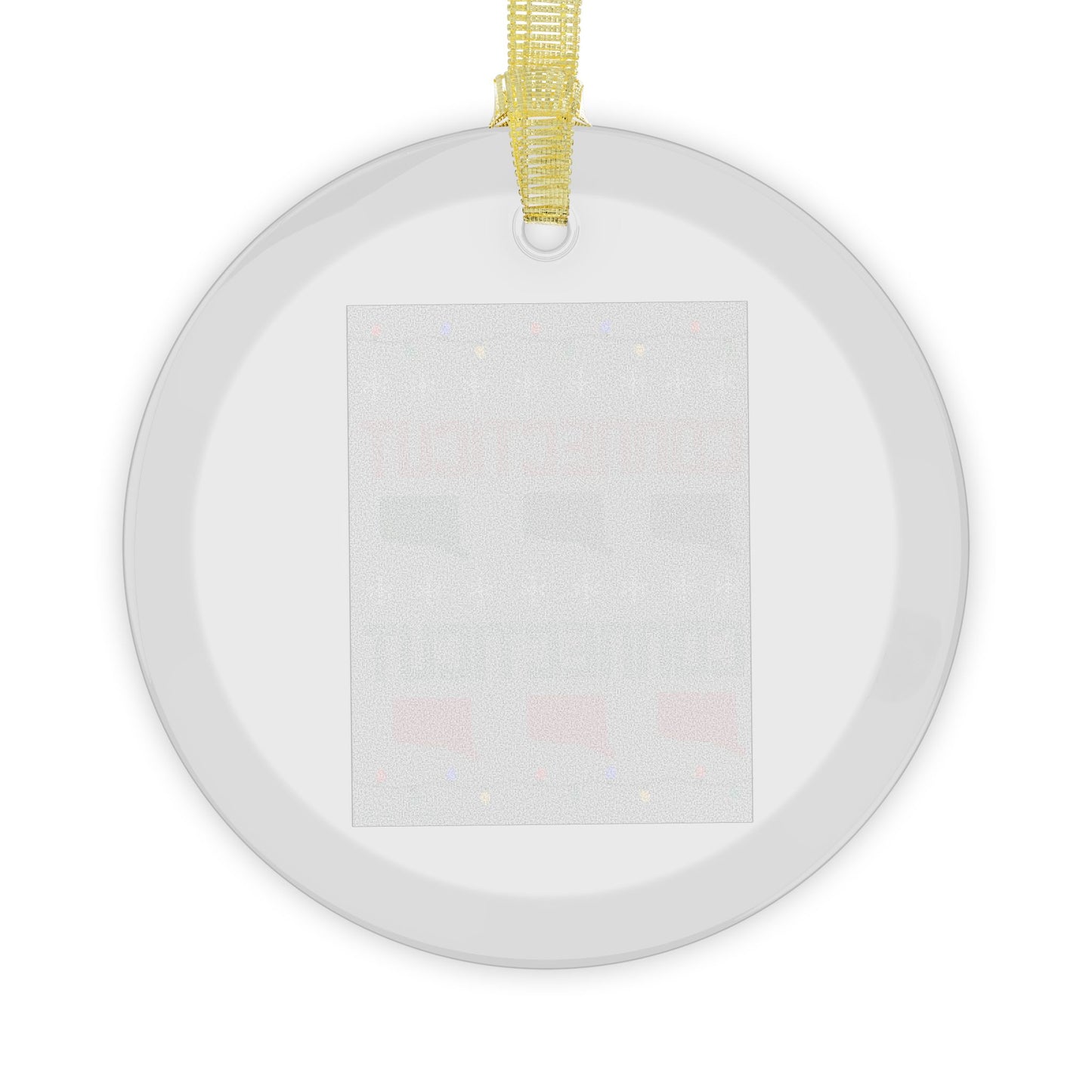 Connecticut Ugly Holiday Glass Ornaments