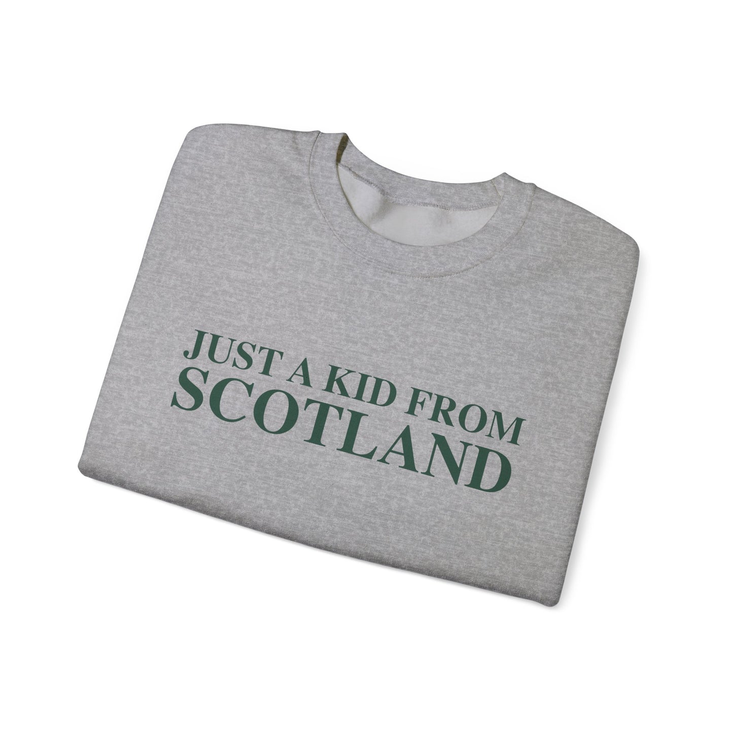 Just a kid from Scotland Unisex Heavy Blend™ Crewneck Sweatshirt