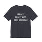 I Really Really Miss East Norwalk Unisex Jersey Short Sleeve T-Shirt