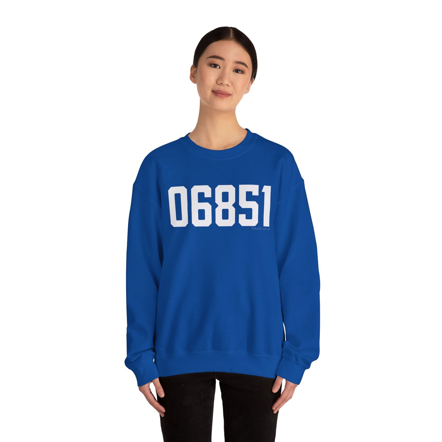 06851 Norwalk CT Zip Code Unisex Heavy Blend™ Crewneck Sweatshirt