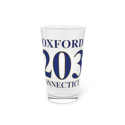 Oxford 203 Connecticut  Pint Glass, 16oz
