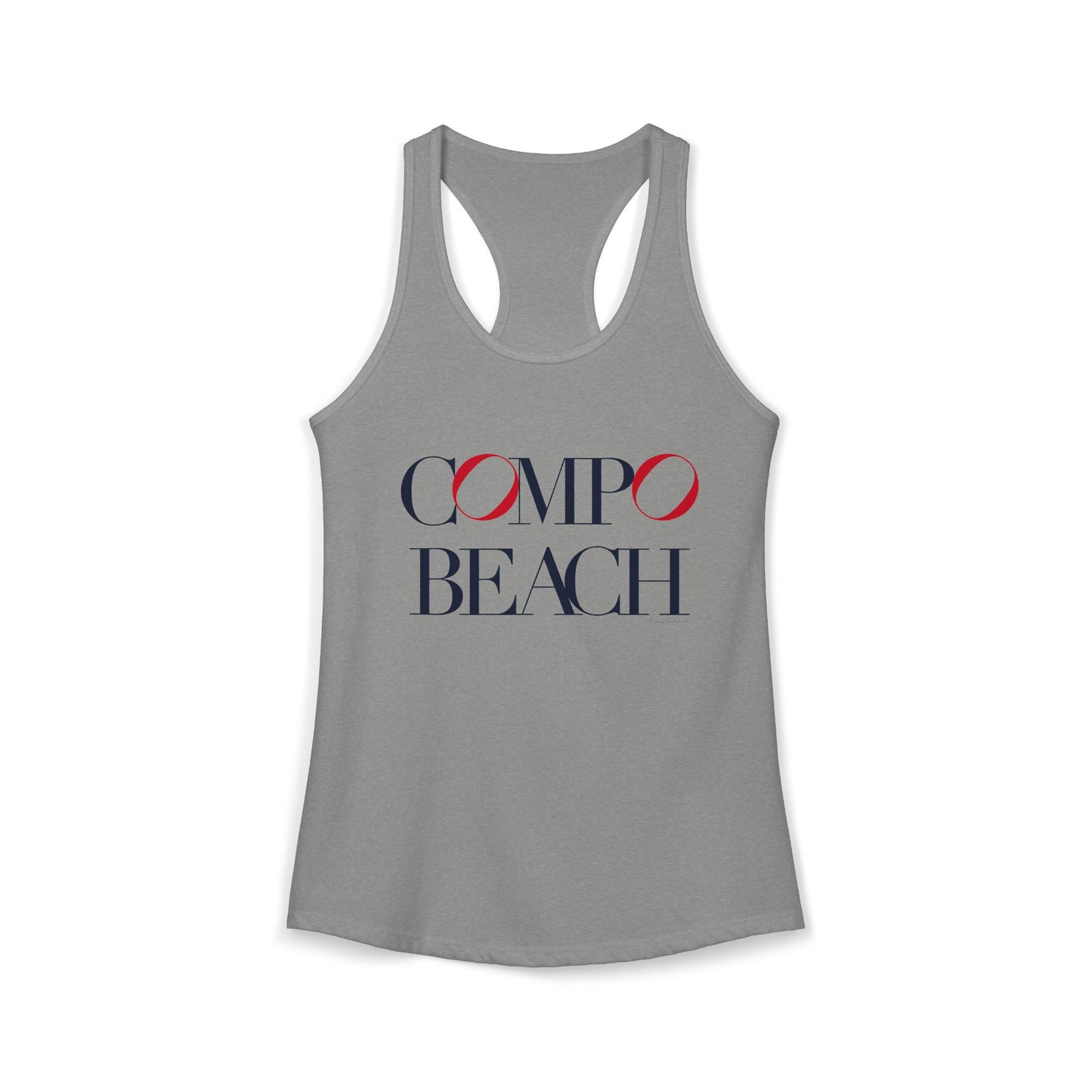 41 Tilt Compo Beach Women's Ideal Racerback Tank Top