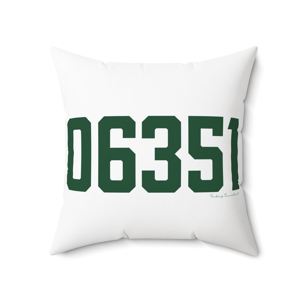 06351 Griswold Connecticut Zip Code Spun Polyester Square Pillow