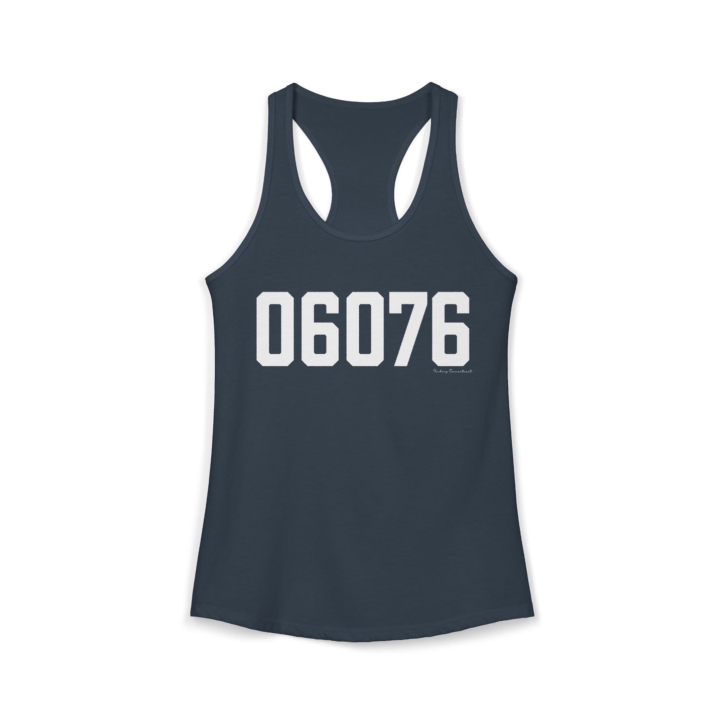 06076 Union CT Zip Code Women's Ideal Racerback Tank Top