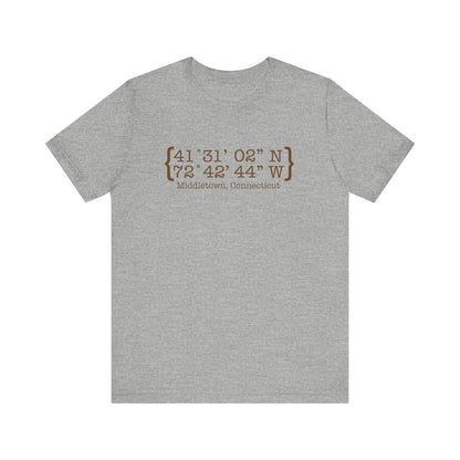 Middletown Coordinates Unisex Jersey Short Sleeve Tee