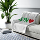 Easton Love Sherpa Fleece Blanket