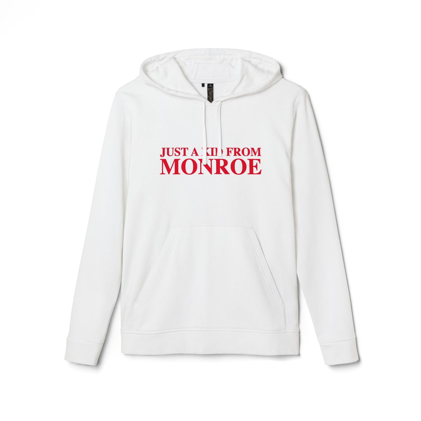 Just a kid from Monroe adidas® Unisex Fleece Hoodie Sweatshirt