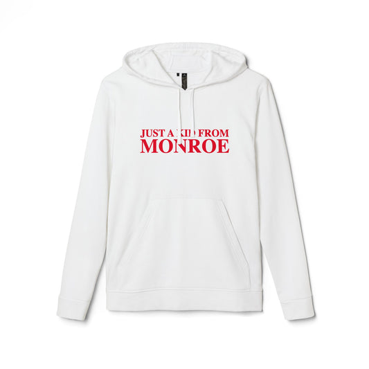 Just a kid from Monroe adidas® Unisex Fleece Hoodie Sweatshirt