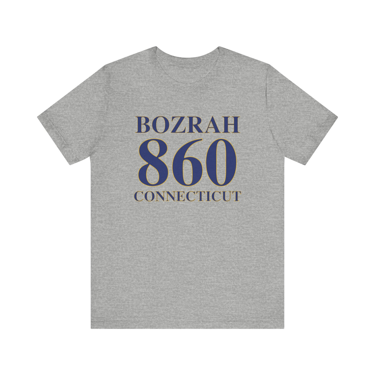 Bozrah 860 Connecticut Unisex Jersey Short Sleeve T-Shirt