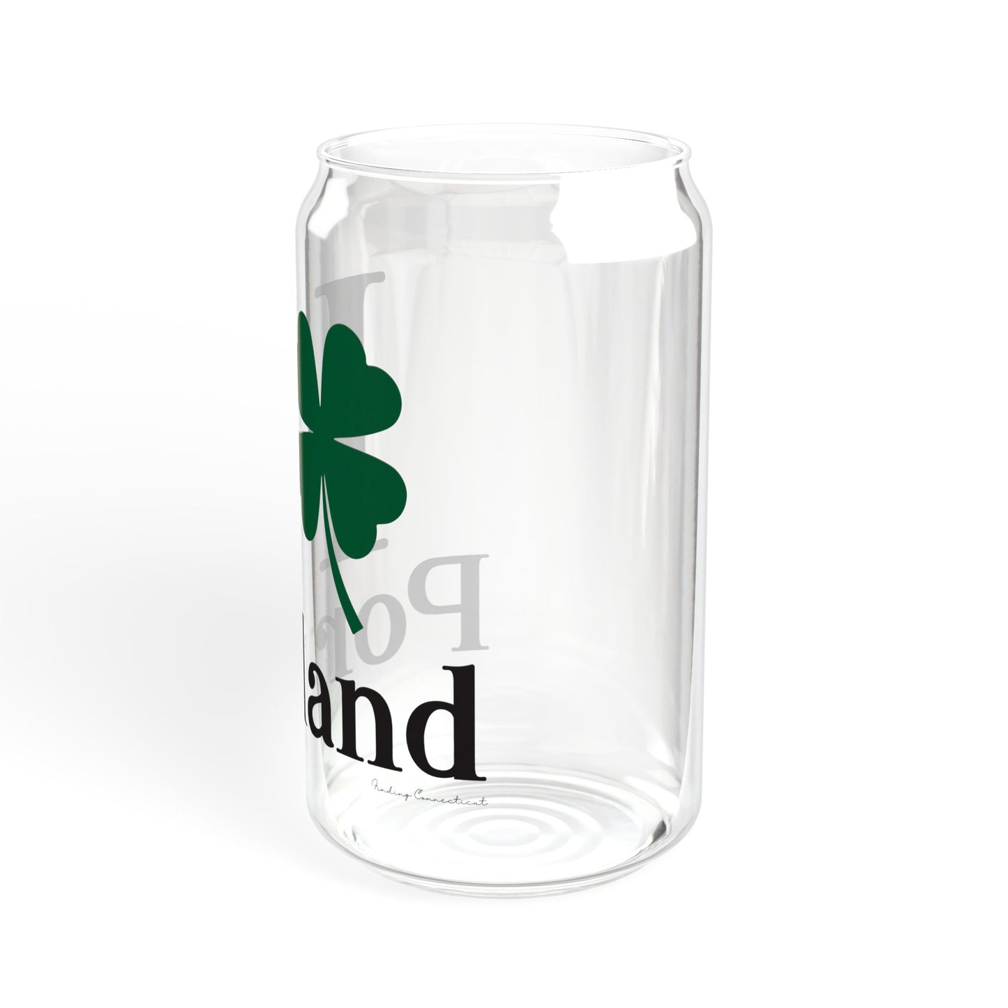 I Clover Portland Sipper Glass, 16oz