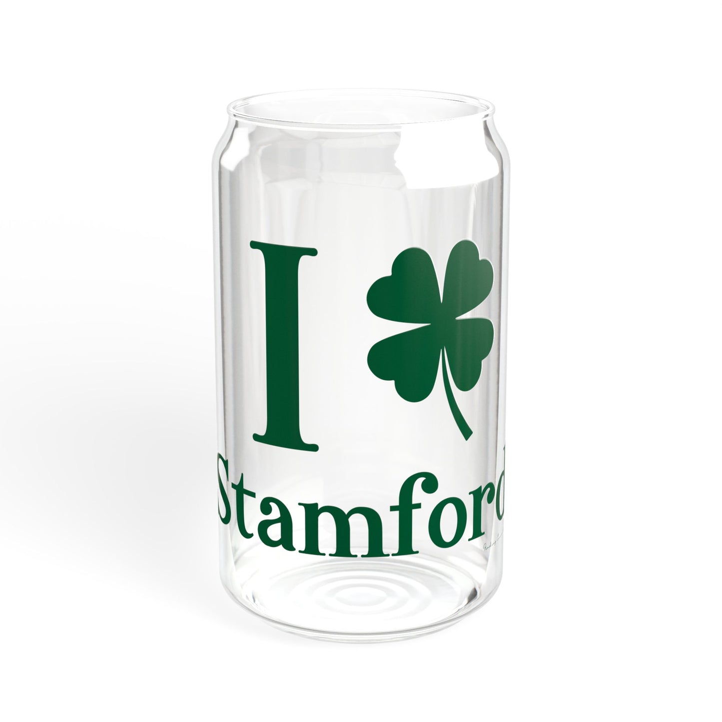 I Clover Stamford Sipper Glass, 16oz